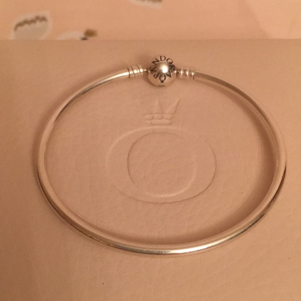 Authentic Pandora Silver Bangle Bracelet